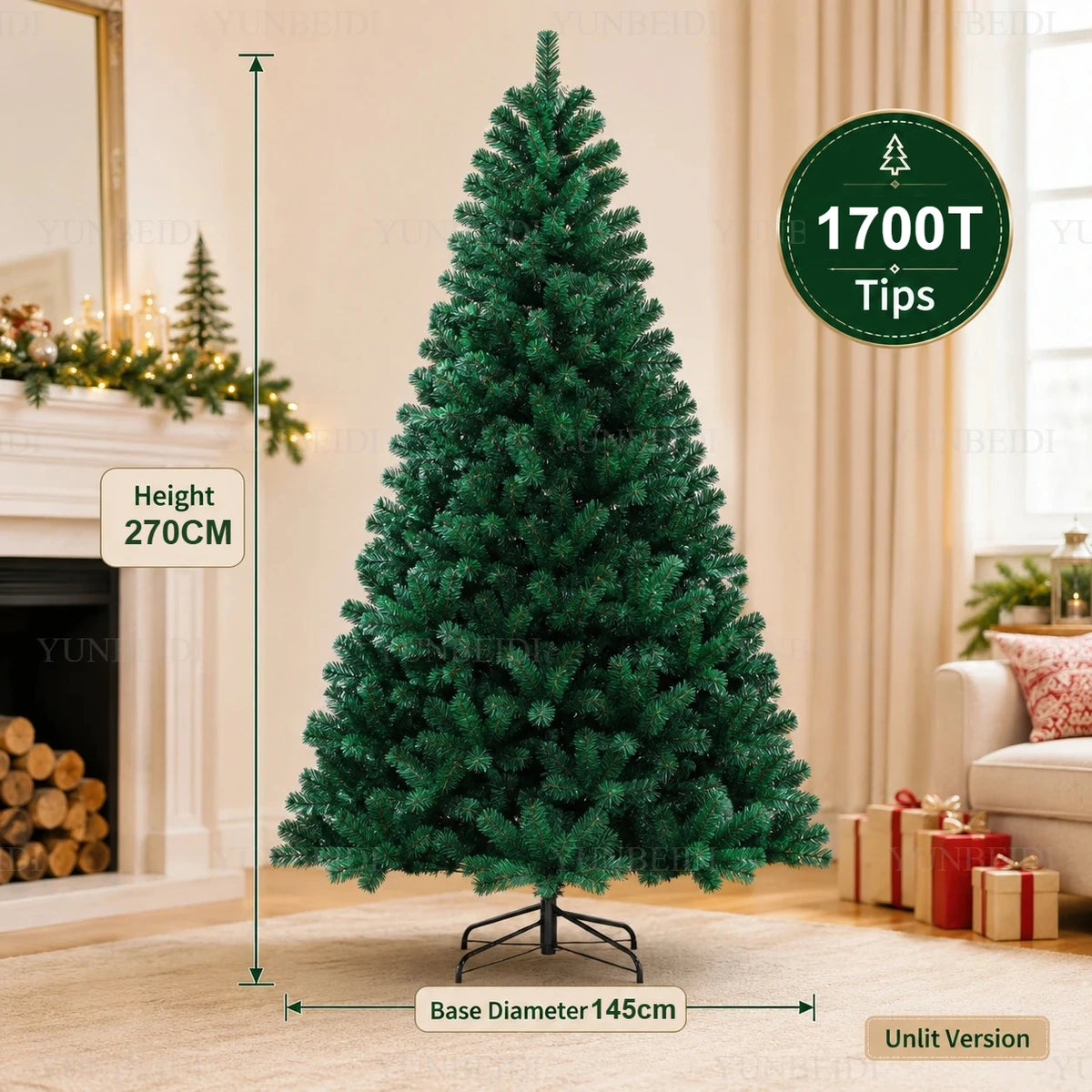 Sapin de Noël artificiel lumineux