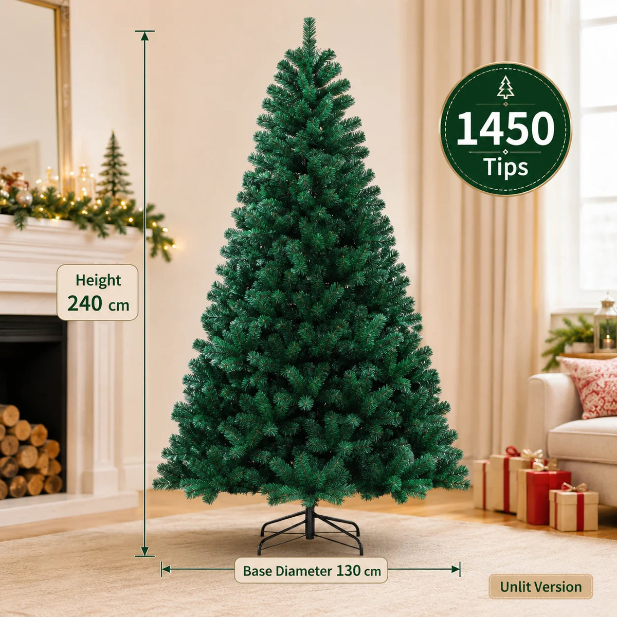 Sapin de Noël artificiel lumineux