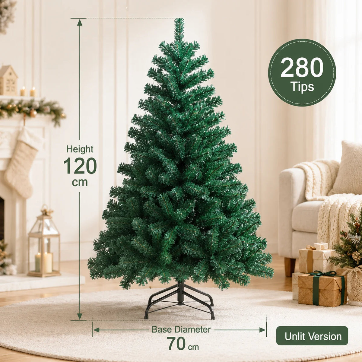Sapin de Noël artificiel lumineux