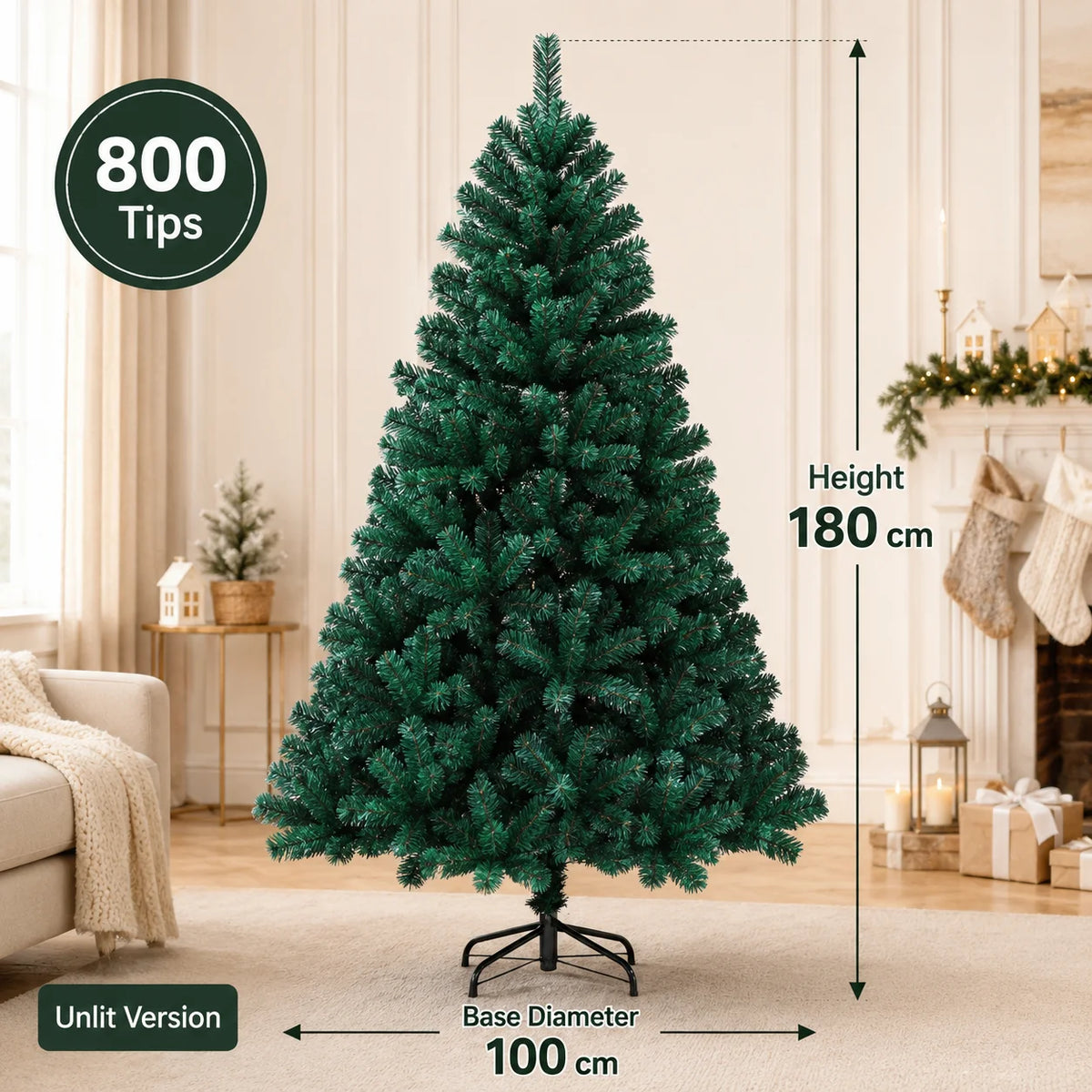 Sapin de Noël artificiel lumineux
